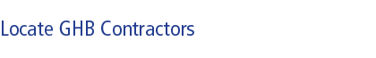 Locate GHB Contractors